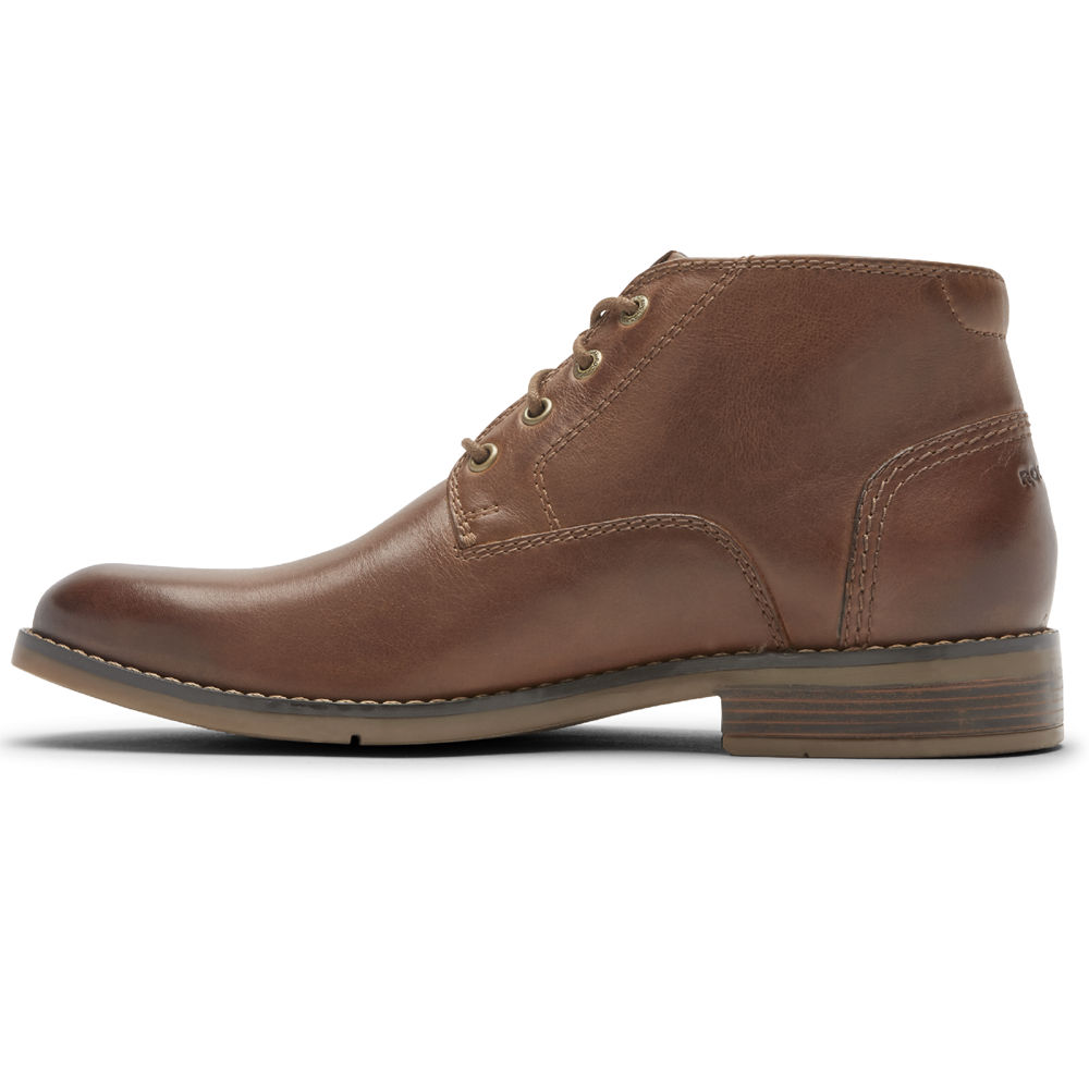 Rockport Singapore Mens Boots - Colden Chukka Brown - JE9761824